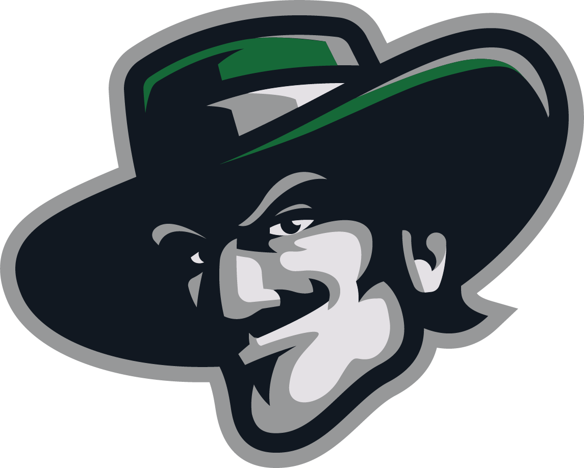 Cowboy head logo sticker