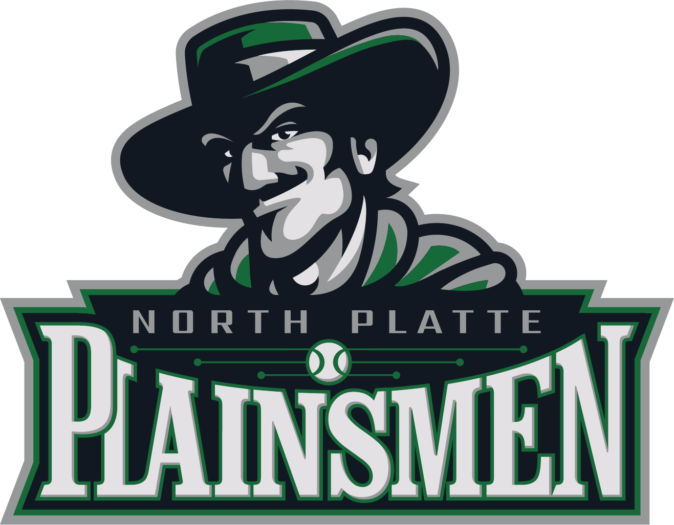 Full Plainsmen logo sticker