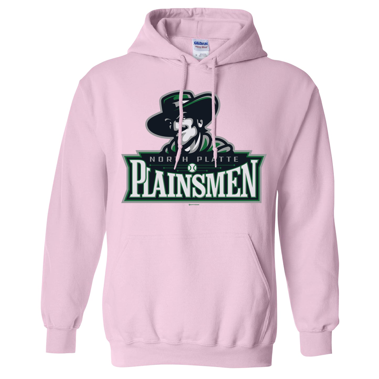 Ladies Light Pink adult hoodie